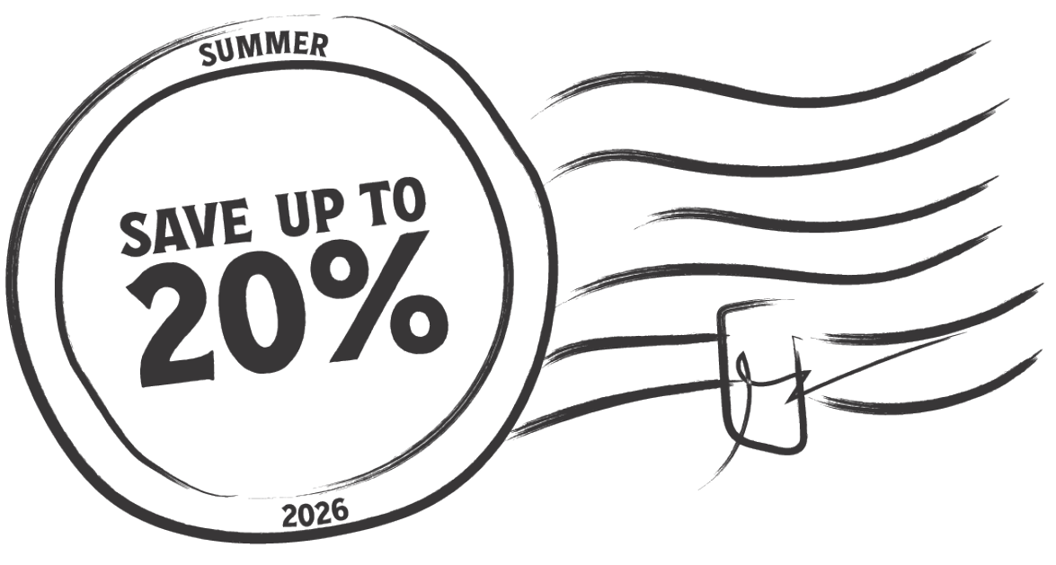 Save up to 20% badge